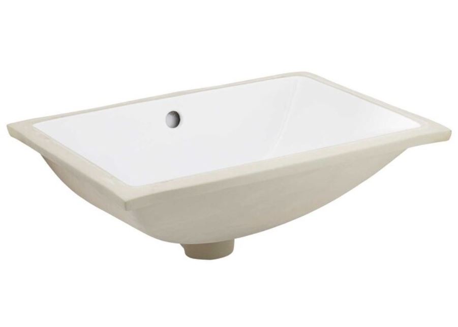 Square White sink