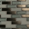 Metallic Tile Backsplash